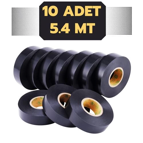 Modacar Cinta 10 Adet Elektrik İzolasyon Bandı