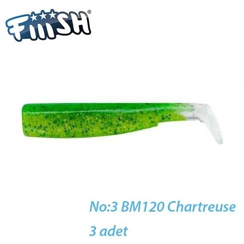 Fiiish Bm120/3 Bm786 3 Adet Yedek Gövde Chartreuse Silikon