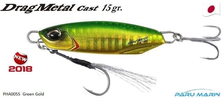 Duo Drag Metal Cast Jig 15gr. Pha0055 / Green Gold