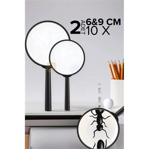 Modacar 10x Büyüteç 6 Ve 9 Cm 2 Li Set