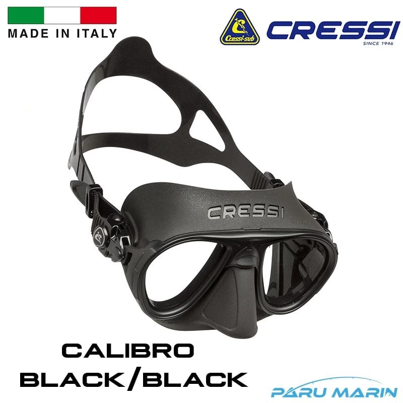 Cressi Calibro Hd Dark Dalış Ve Yüzme Maskesi