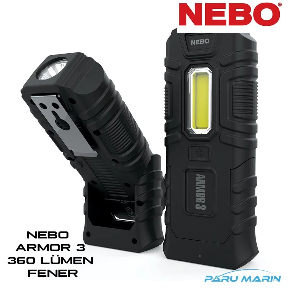 Nebo 6526 Armor 3, 360 Lümen Led Fener
