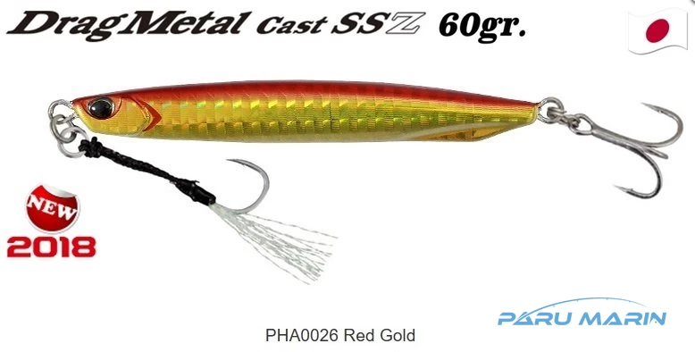 Duo Drag Metal Ssz Jig 60gr. Pha0026 / Red Gold