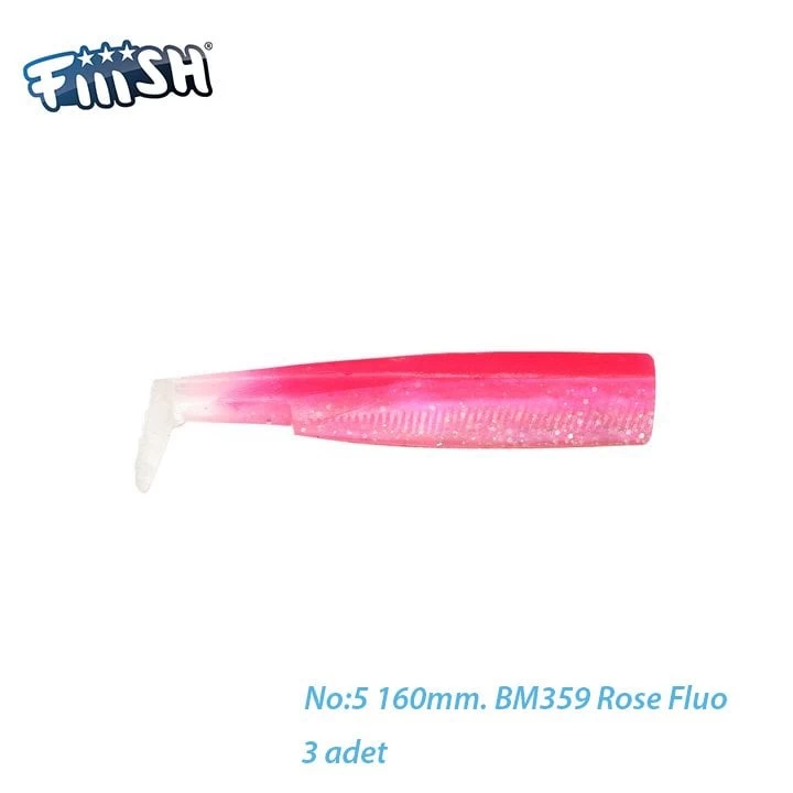 Fiiish Bm160/5 Bm359 3 Adet Yedek Gövde Rose Fluo Silikon