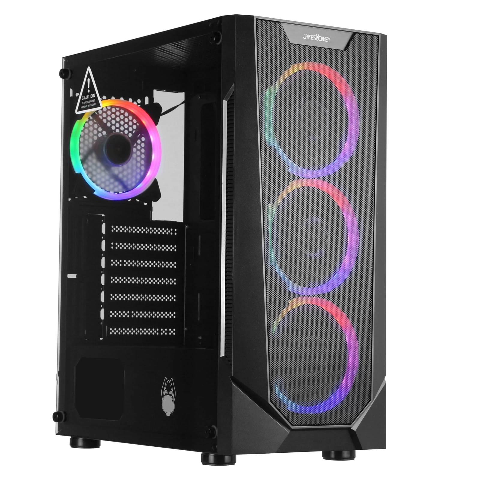 James Donkey Helix H800 4xrbw Atx 650w Gaming Kasa