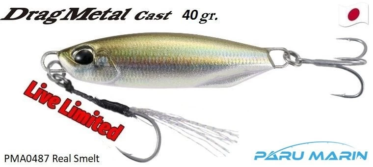 Duo Drag Metal Cast Jig 40gr. Pma0487 Real Smelt