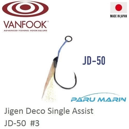 Vanfook Jigen Tekli Assist İğne Jd-50 3 Adet  # 3