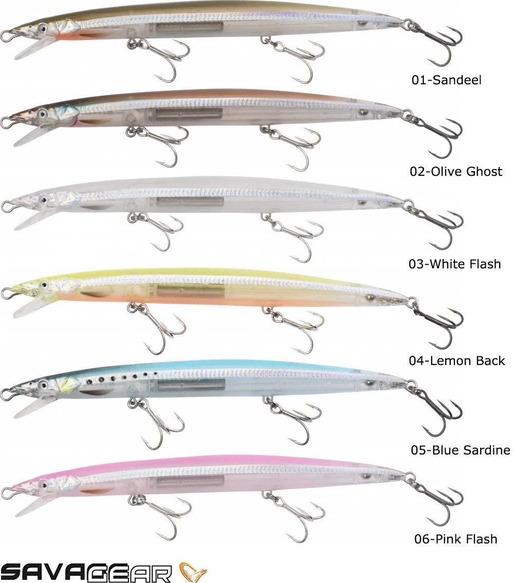 Savage Gear Sandeel Jerk Minnow 145 14g - 01-sandeel
