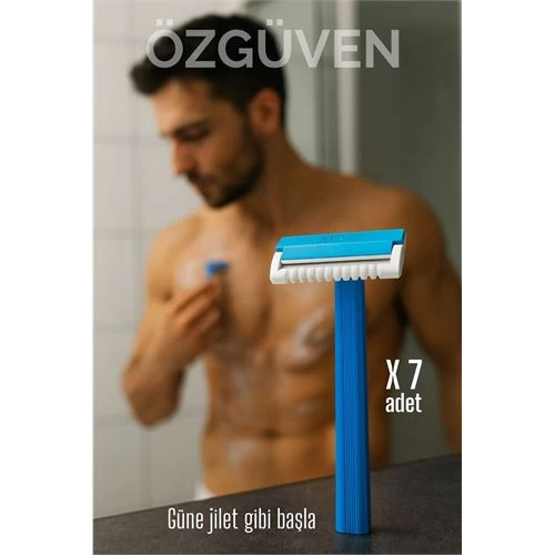 Banyo Jileti Unisex 7'li Paket 