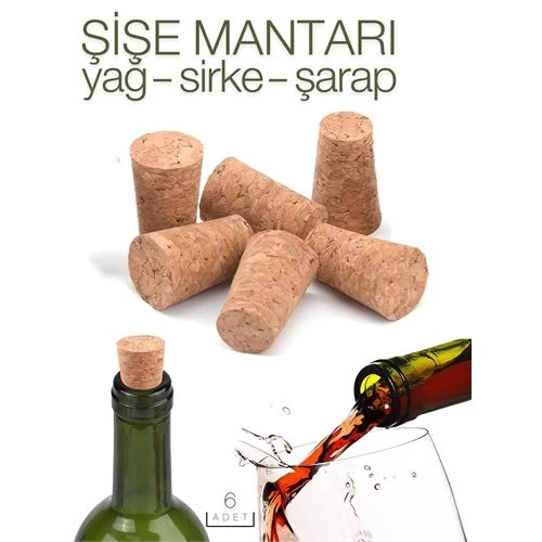 Modacar Cicchino Şişe Mantarı 6 Lı Paket