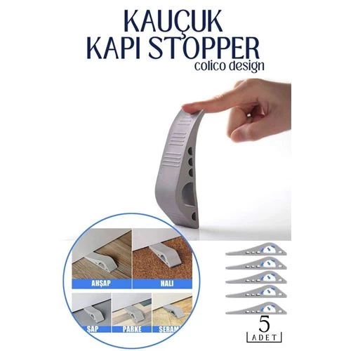 Modacar Kauçuk Kapı Stopperi Colico Design 5 Adet