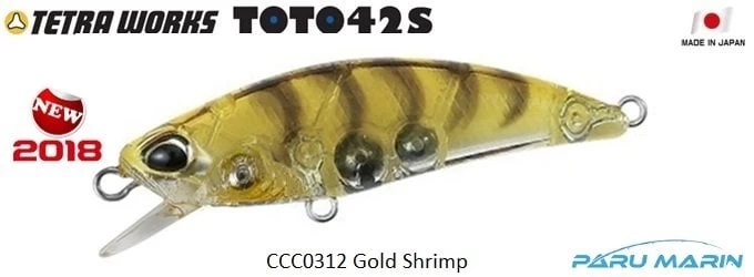 Tetra Works Toto 42s Ccc0312 / Gold Shrimp