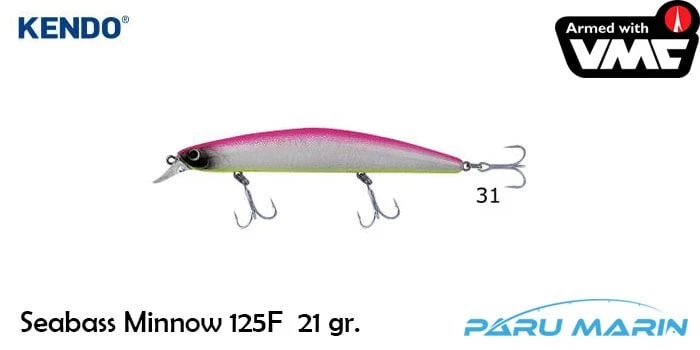 Kendo Seabass Minnow 125f 21gr. Suni Yem No:31