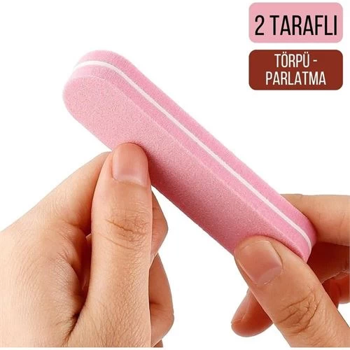 Modacar Mini Tırnak Törpü Ve Parlatma Blok Sünger 2 Yüzey