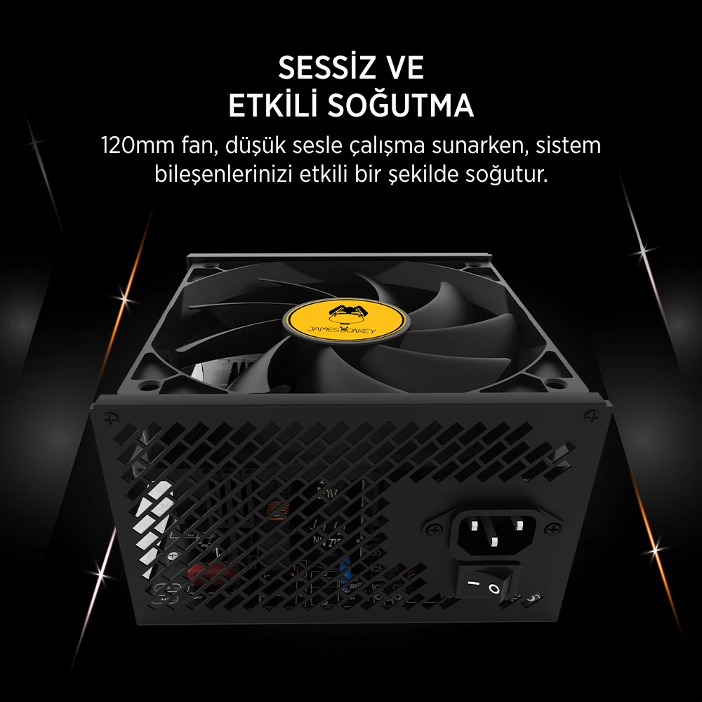James Donkey Jdp650 Apfc 12cm 650w Bronze 80+ Power Supply
