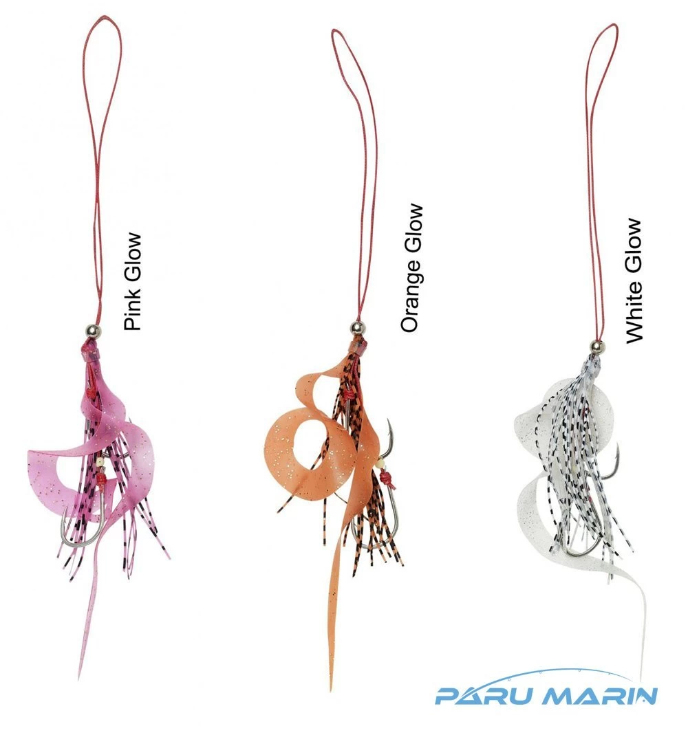 Savage Gear Slider Yedek Etek L 2 Adet White Glow