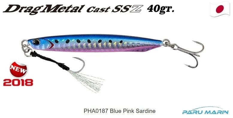 Duo Drag Metal Ssz Jig 40gr. Pha0187 / Blue Pink Sardine