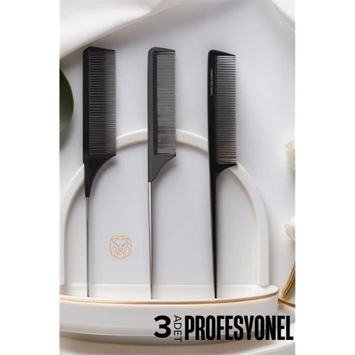 Modacar Krepe Boya Tarağı Profesyonel 3 Lü Set