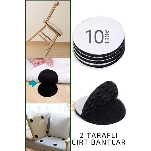 Modacar Halı Kaydırmaz Cırt Pedler Nevresim Minder Kaydırmaz 10 Adet