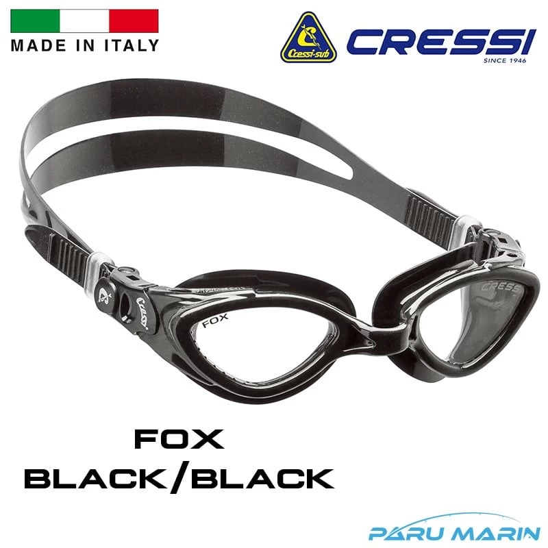 Cressi Fox Black / Black Yüzücü Gözlüğü