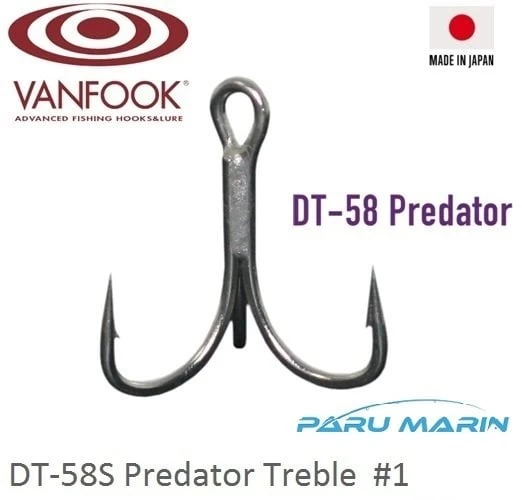 Vanfook 3lü İğne Silver 4ad. Dt-58s  #1
