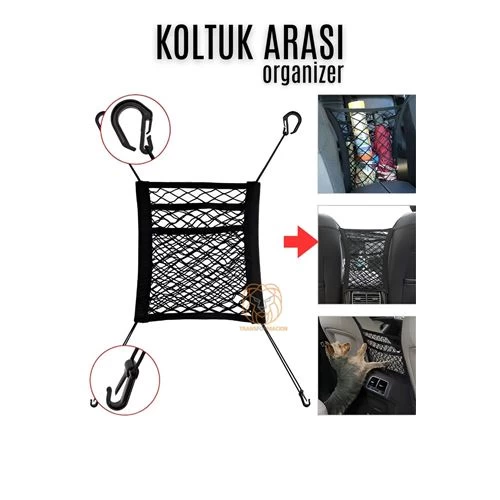 Modacar Oto Koltuk Arası Filesi Ceplik