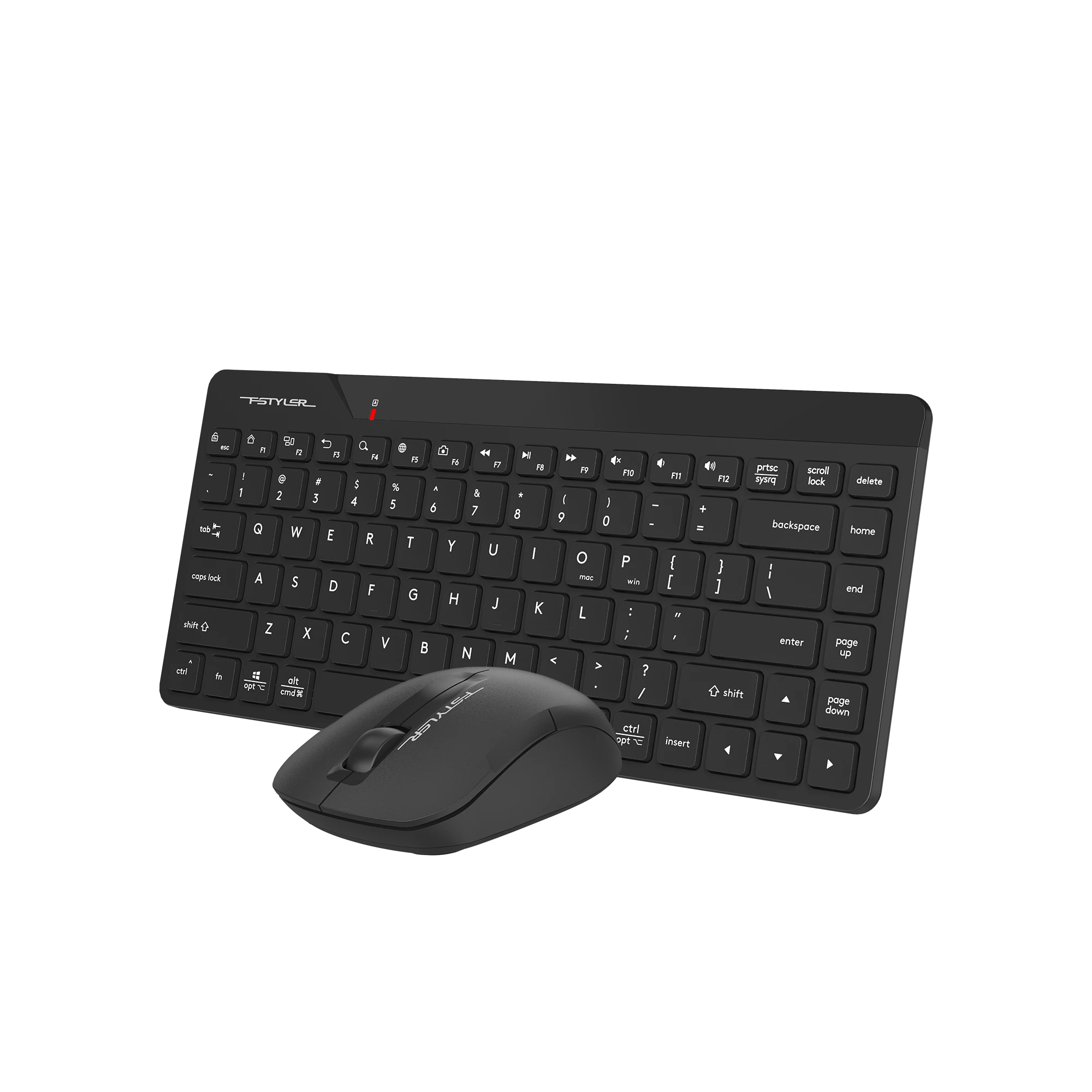 A4 Tech Fg2200 Air2 2.4 Sİyah Qmİnİ Fn-mm Kablosuz Sessİz Set