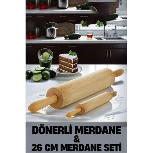 Modacar Kendinden Dönerli Merdane 2 Li Set Fabelle Design