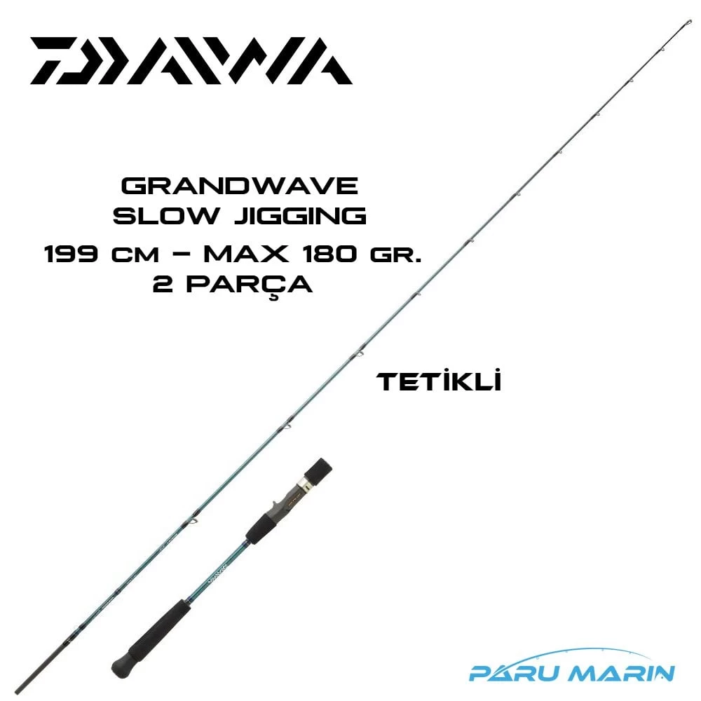 Daiwa Grandwave 199cm Max 180gr Slow Jig Kamışı (gwsj66hbaf)