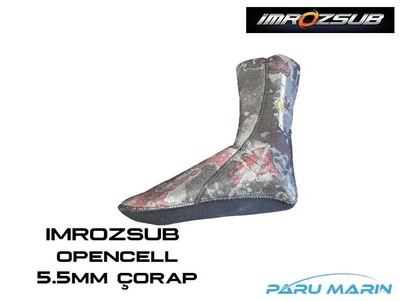 İmrozsub 5.5mm Open Cell Dalış Çorabı