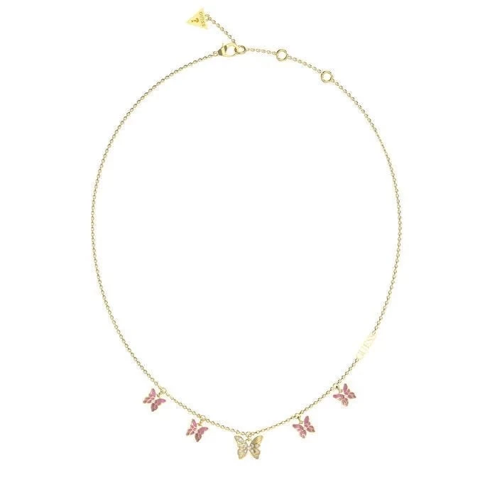 Guess Jgujubn04101jwyglptu Kelebek Kadın Kolye