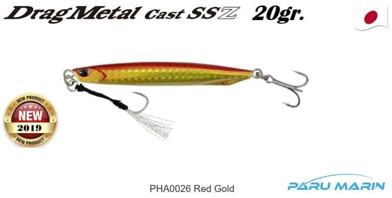 Duo Drag Metal Ssz Jig 20gr. Pha0026 Red Gold