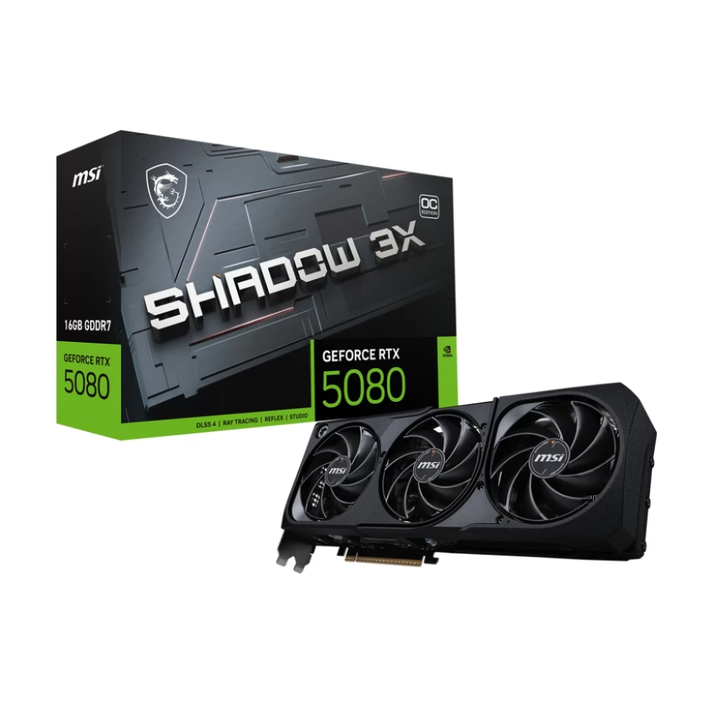 Msi Geforce Rtx 5080 16g Shadow 3x Oc Vga