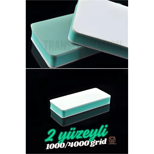 Modacar Tırnak Törpü Ve Parlatma Blok Sünger 2 Yüzeyli 2 Adet