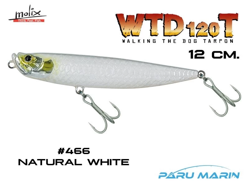 Molix Wtd 120t 12 Cm. Sahte Balık, #466 Natural White