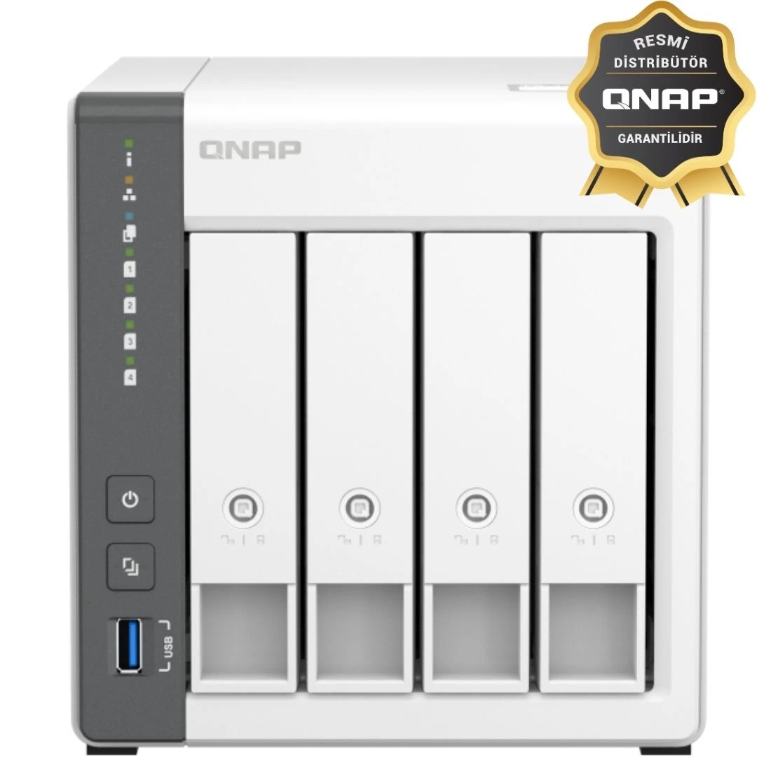 Qnap Ts-433 4 Yuvali 4gb Depolama Ünİtesİ