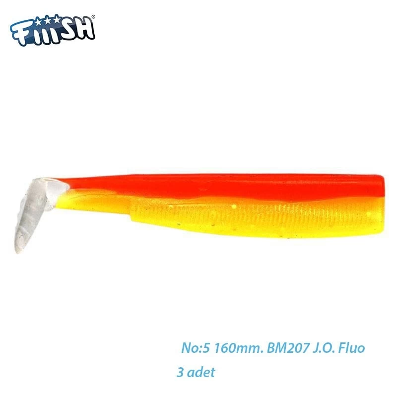 Fiiish Bm160/5 Bm207 3 Adet Yedek Gövde J.o. Fluo Silikon