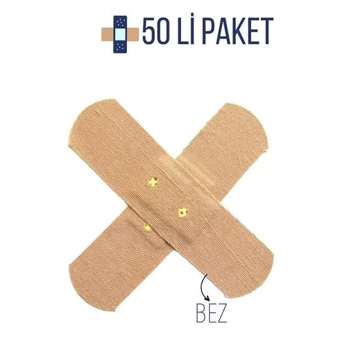Modacar Bez Yara Bandı Cansın 50 Adet