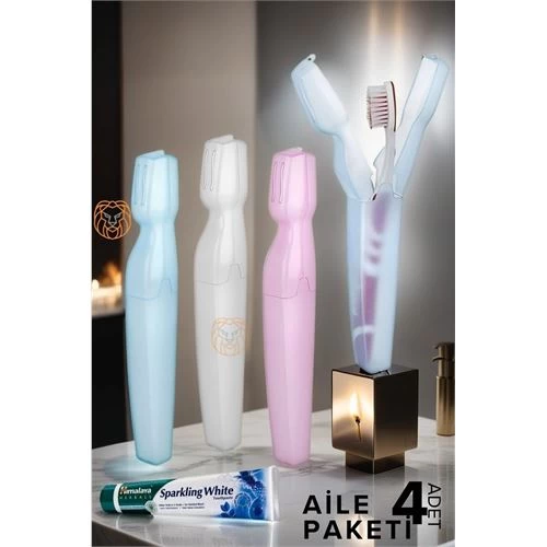 Modacar Kapaklı Diş Fırça Kutusu 4 Adet Scappini Design