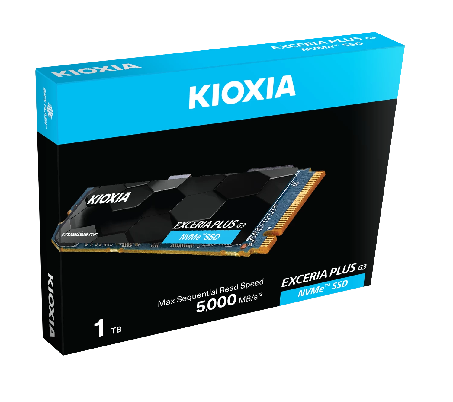 1tb Kioxia Exceria Nvme M.2 3d 5000/3900mb/s Lsd10z001tg8