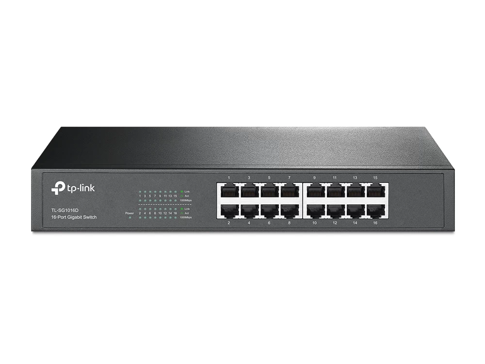 Tp-link Tl-sg1016d 16port 10/100/1000 YÖnetİlemez Switch