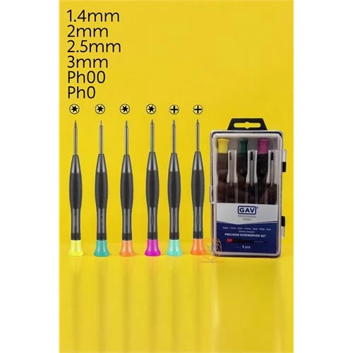 Modacar Saat Telefon Tamir Tork Tornavida Seti 6'lı