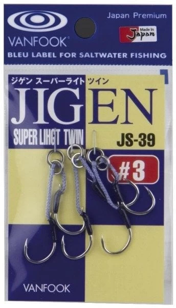 Vanfook Super Light Twin Çiftli Assist İğne Js-39 #3