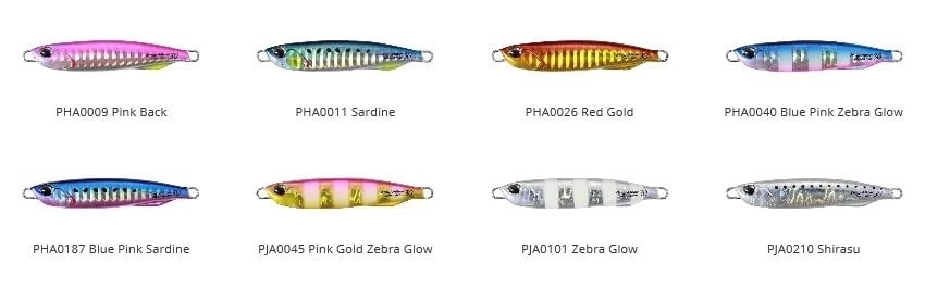 Duo Drag Metal Cast Slim Jig 30gr. Pha0040 / Blue Pink Zebra Glow