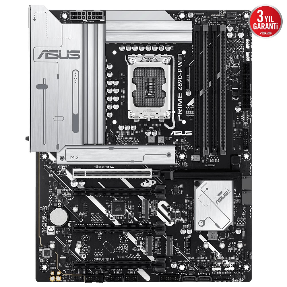 Asus Prime Z890-p Wifi Ddr5 4xm2 Usb3.2 Rgb Lan Atx