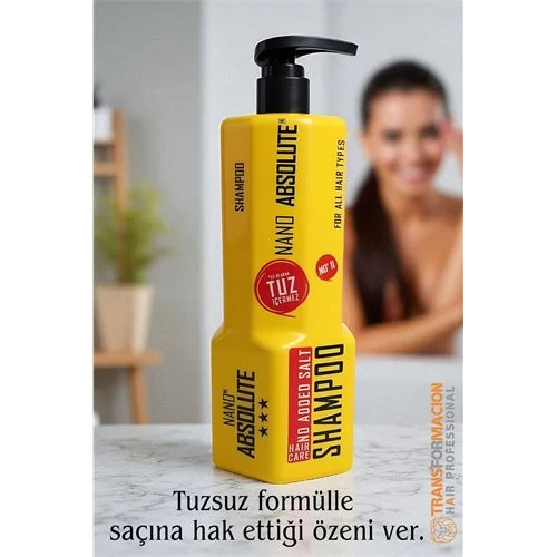 Modacar Profesyonel Nano Absolute Tuzsuz Şampuan – 1000 Ml, Tüm Saç Tipleri