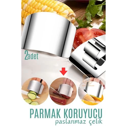 Modacar Parmak Koruyucu Dilimleme Parmak Kesme Önleyici Çelik 2 Adet