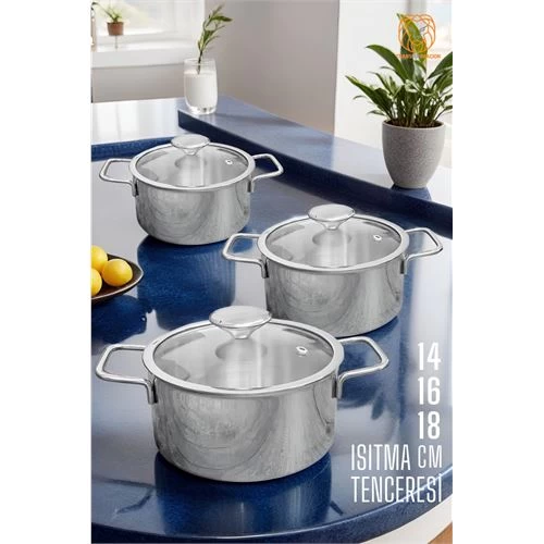 Modacar Tencere Seti P.Çelik  6 Parça
