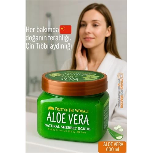 Modacar Profesyonel Aloevera Doğal Peeling - Tüm Vücut Scrub 600 Ml