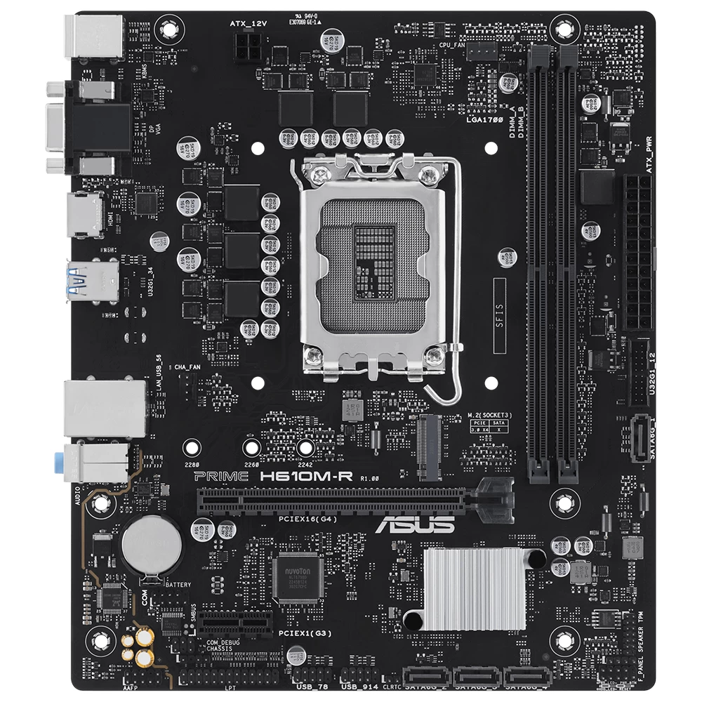 Asus Prime H610m-r D5-si  Ddr5 3200(oc) Matx 1700p